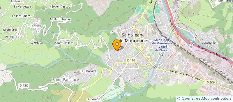 localisation de l'entreprise MADAME MARIE ARNAUD à SAINT-JEAN-DE-MAURIENNE