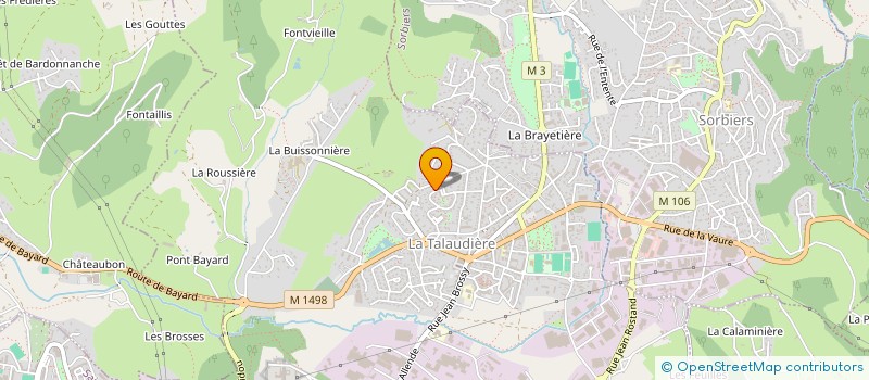 localisation de l'entreprise MADAME MARIE ARNAUD  LA TALAUDIERE