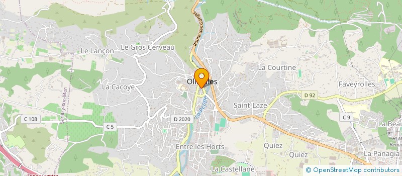 localisation de l'entreprise MADAME MARIE ARNOUX à OLLIOULES