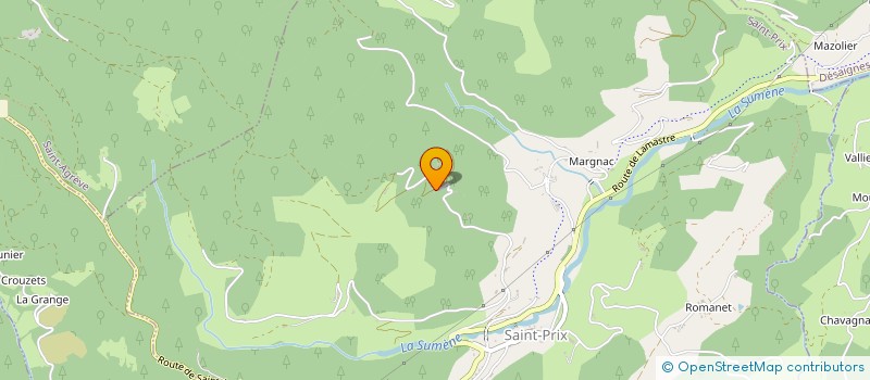 localisation de l'entreprise MADAME MARIE ARSAC à SAINT-PRIX