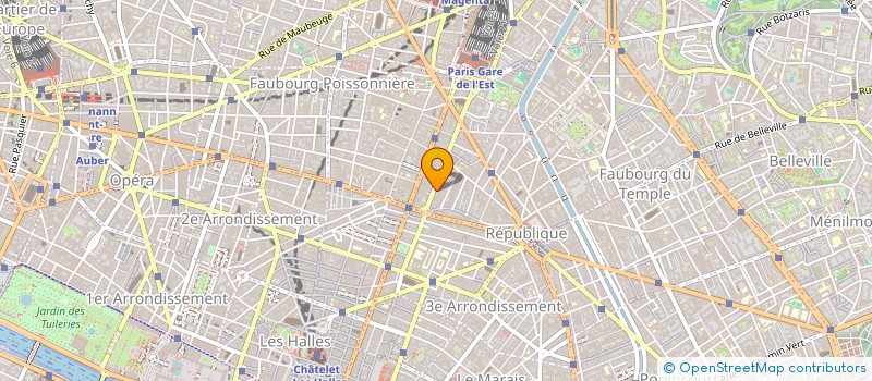 localisation de l'entreprise MADAME MARIE ARTIERES  PARIS