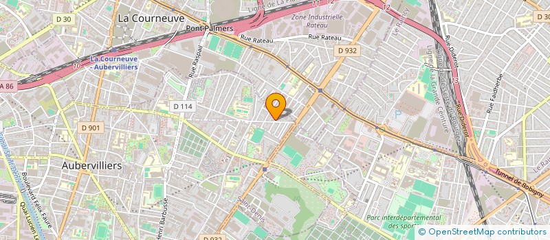localisation de l'entreprise MADAME MARIE ASTRE  AUBERVILLIERS