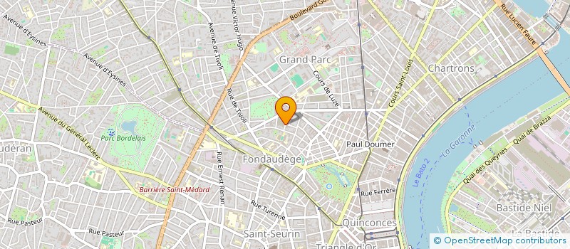 localisation de l'entreprise MADAME MARIE-ASTRID BRUGERE  BORDEAUX