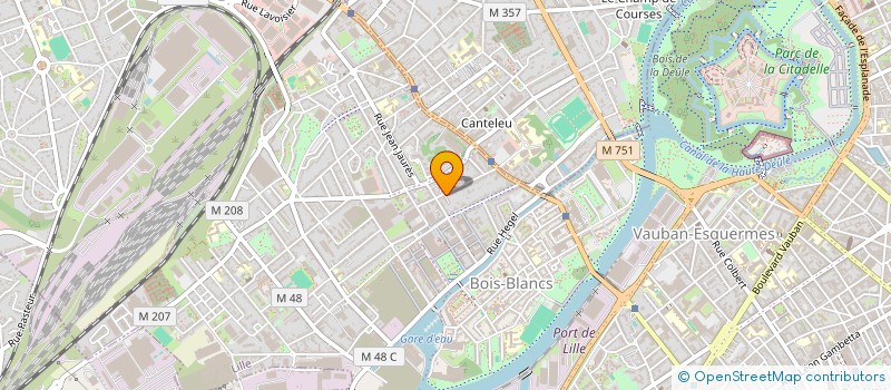 localisation de l'entreprise MADAME MARIE-ASTRID DE LENCQUESAING à LILLE