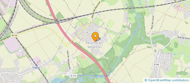 localisation de l'entreprise MADAME MARIE ASTRID DUBOIS à PERONNE-EN-MELANTOIS