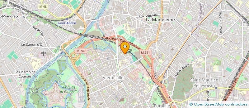 localisation de l'entreprise MADAME MARIE-ASTRID FAUCOMPRE à LILLE