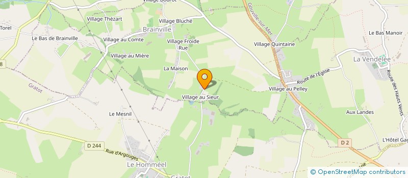 localisation de l'entreprise MADAME MARIE-ASTRID LETONDOT  BRAINVILLE