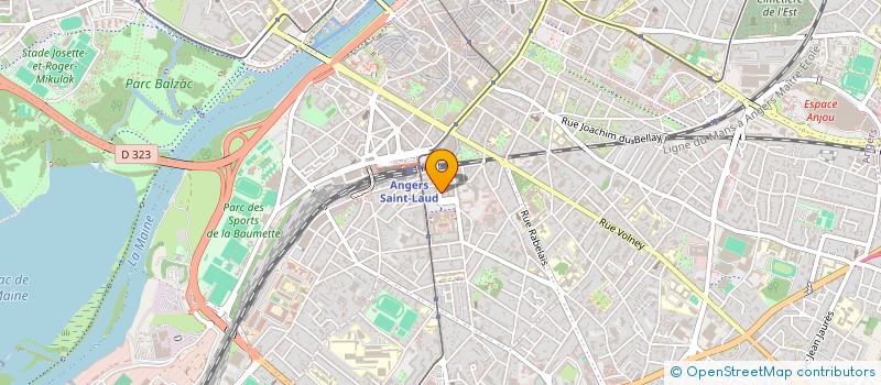 localisation de l'entreprise MADAME MARIE ASTRID SAUZEAU LIBESSART à ANGERS