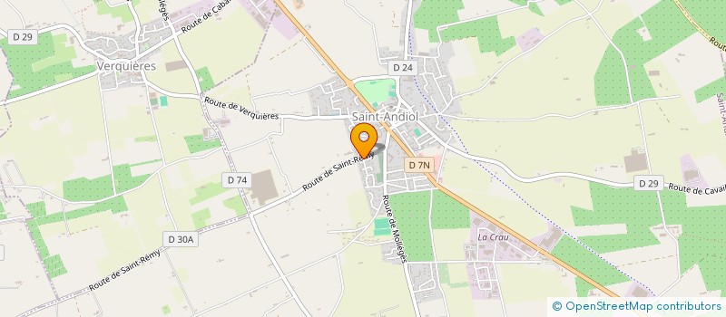 localisation de l'entreprise MADAME MARIE-ASTRID SEGUIN  SAINT-ANDIOL