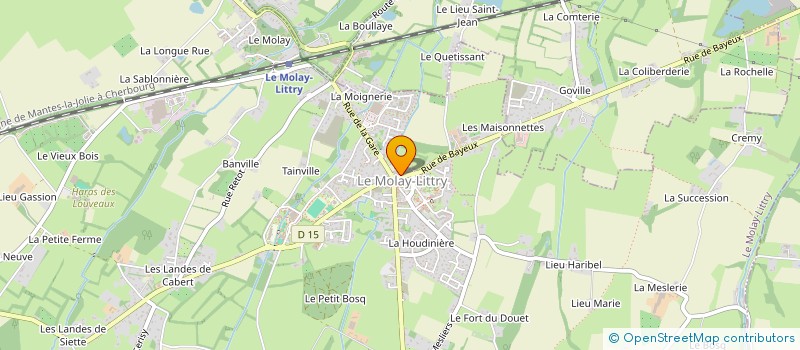 localisation de l'entreprise MADAME MARIE-ASTRID SIMON  BAYEUX