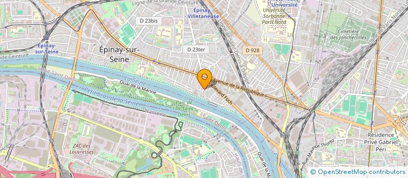 localisation de l'entreprise MADAME MARIE ATTROUCHE  EPINAY-SUR-SEINE
