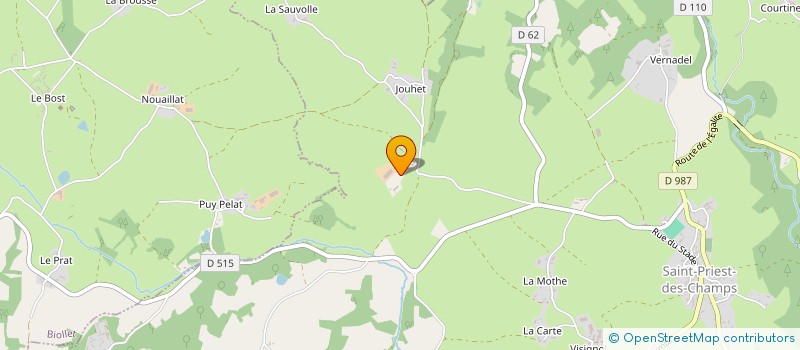 localisation de l'entreprise MADAME MARIE AUBERT  SAINT-PRIEST-DES-CHAMPS