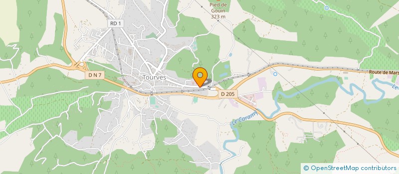 localisation de l'entreprise MADAME MARIE AUBREGAT  ROUGIERS