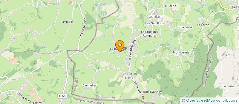 localisation de l'entreprise MADAME MARIE AUCLAIR  COUBLANC