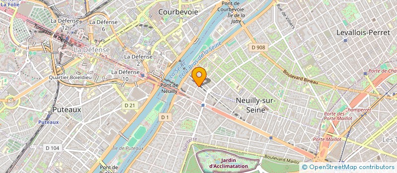 localisation de l'entreprise MADAME MARIE AUDE CHAVASSE à NEUILLY-SUR-SEINE