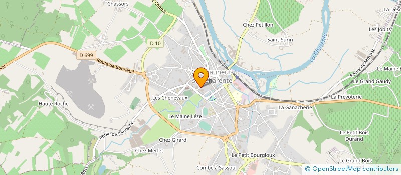 localisation de l'entreprise MADAME MARIE-AUDE DEBEAU--TURLA à CHATEAUNEUF-SUR-CHARENTE