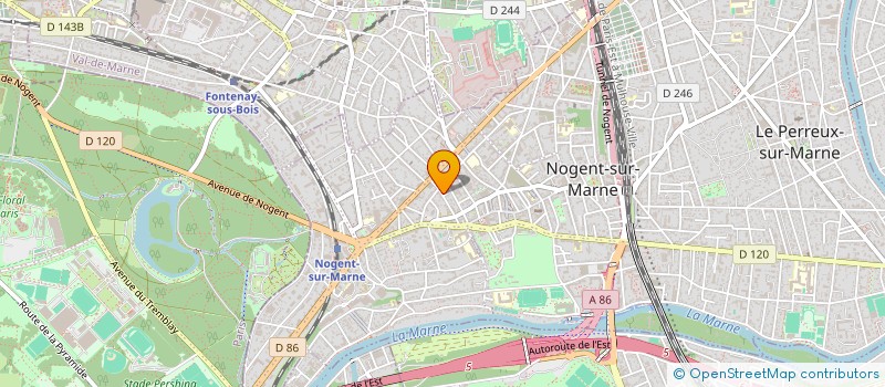 localisation de l'entreprise MADAME MARIE-AUDE FLOGNY à NOGENT-SUR-MARNE