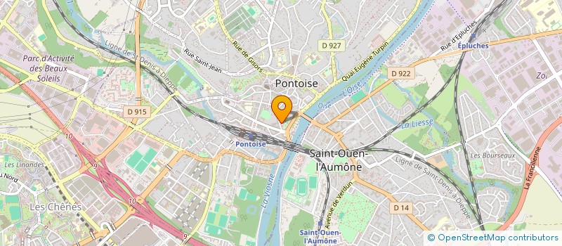 localisation de l'entreprise MADAME MARIE AUDE GERARDIN  PONTOISE