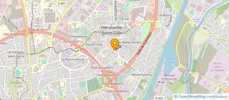 localisation de l'entreprise MADAME MARIE AUDE HELIAS à HEROUVILLE-SAINT-CLAIR