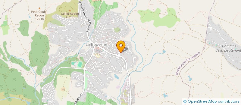 localisation de l'entreprise MADAME MARIE-AUDE LE VEXIER  ROQUEBRUNE-SUR-ARGENS