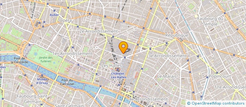 localisation de l'entreprise MADAME MARIE-AUDE LECOMTE  PARIS