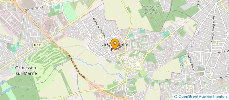 localisation de l'entreprise MADAME MARIE-AUDE LEFEBVRE-PROUHEZE  LA QUEUE-EN-BRIE