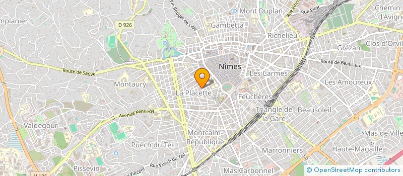 localisation de l'entreprise MADAME MARIE-AUDE MOLIN  NIMES