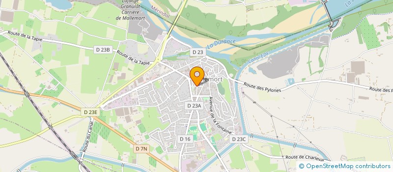 localisation de l'entreprise MADAME MARIE-AUDE PEZ  MALLEMORT