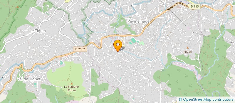 localisation de l'entreprise MADAME MARIE-AUDE ROMEUF  PEYMEINADE