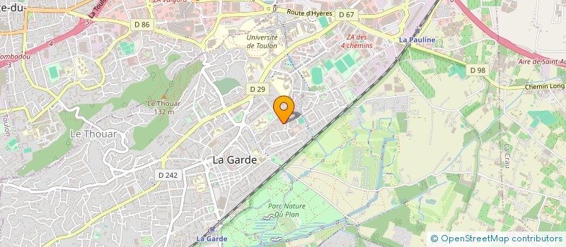localisation de l'entreprise MADAME MARIE-AUDE SEVAUX  LA GARDE