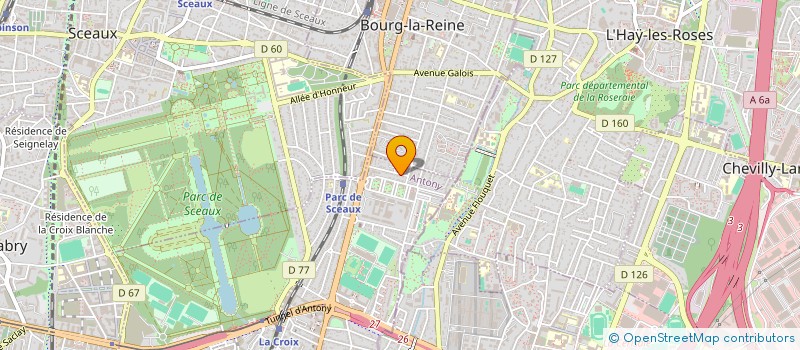 localisation de l'entreprise MADAME MARIE-AUDE TRICAUD à ANTONY