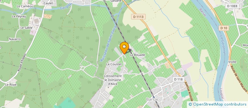 localisation de l'entreprise MADAME MARIE AUDIBERT  BARSAC