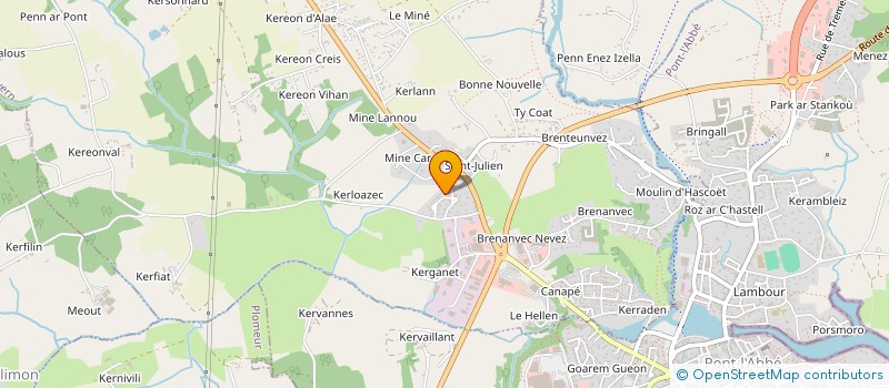 localisation de l'entreprise MADAME MARIE AUDOUIN  PLONEOUR LANVERN