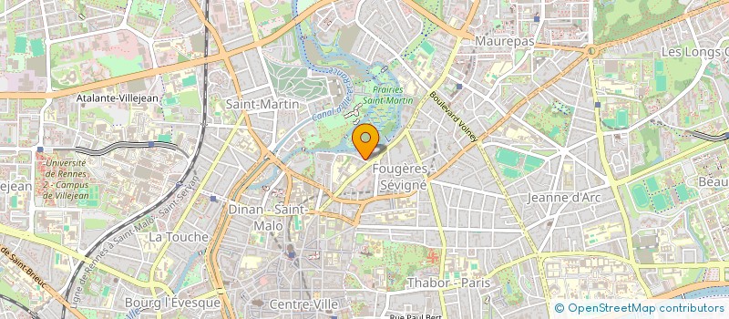 localisation de l'entreprise MADAME MARIE AUDRAN à RENNES