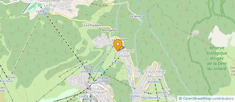 localisation de l'entreprise MADAME MARIE AUFRERE à COURCHEVEL