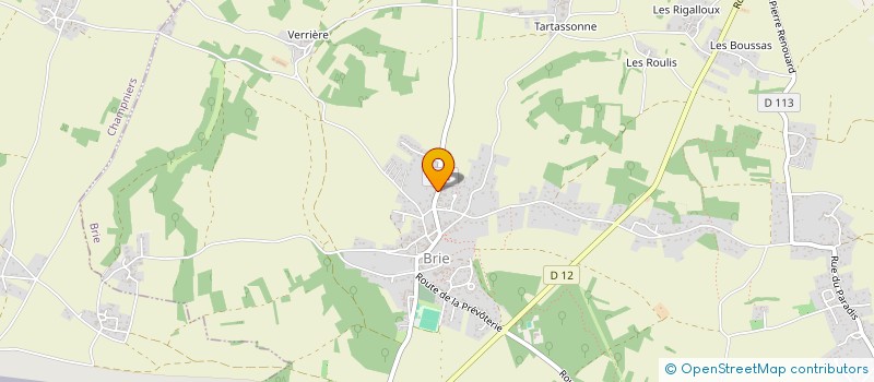 localisation de l'entreprise MADAME MARIE AUGEREAU à BRIE