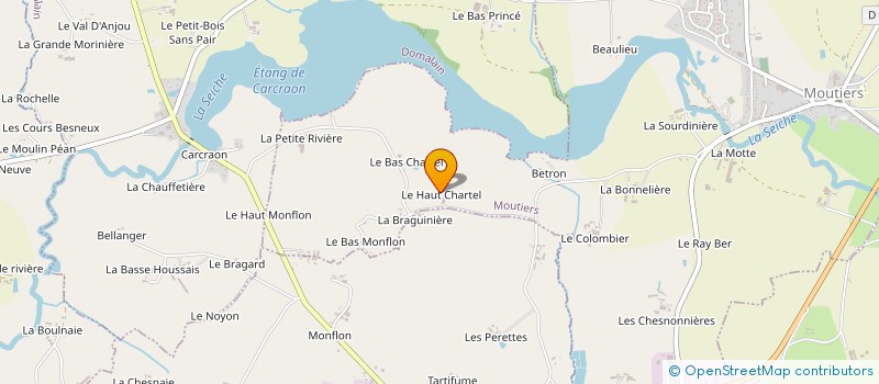 localisation de l'entreprise MADAME MARIE AULNETTE  MOUTIERS