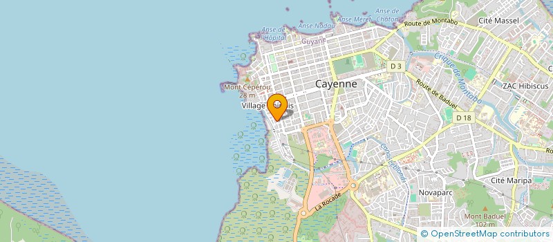 localisation de l'entreprise MADAME MARIE AURELIEN  CAYENNE