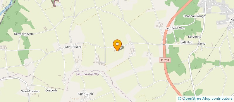 localisation de l'entreprise MADAME MARIE AURY  PLUMELIAU-BIEUZY