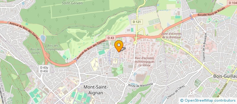 localisation de l'entreprise MADAME MARIE AUTHOUART à MONT-SAINT-AIGNAN