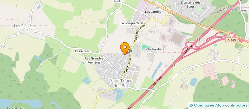 localisation de l'entreprise MADAME MARIE AUTONNE à LA POSSONNIERE