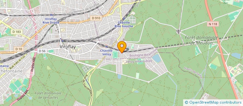 localisation de l'entreprise MADAME MARIE AUVILLAIN à CHAVILLE