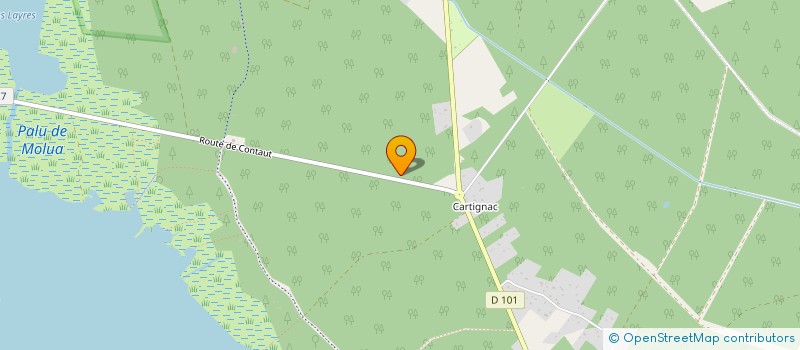 localisation de l'entreprise MADAME MARIE AVERSENG  HOURTIN