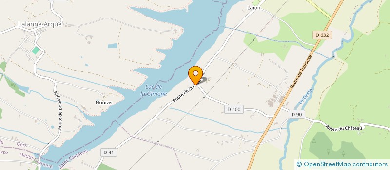 localisation de l'entreprise MADAME MARIE AVEZAC  PEGUILHAN