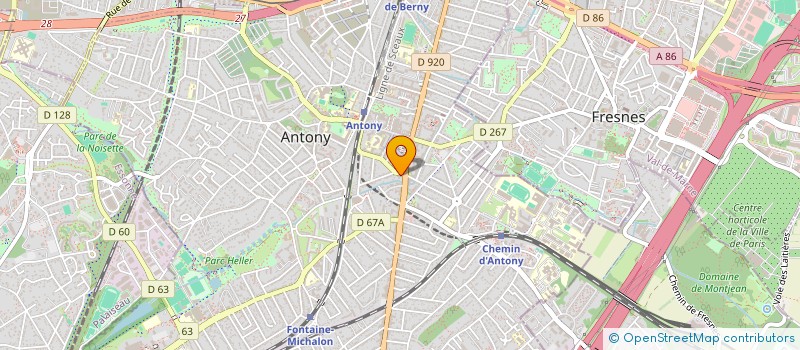 localisation de l'entreprise MADAME MARIE AVOGADRO à ANTONY