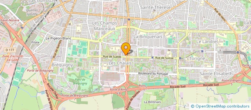 localisation de l'entreprise MADAME MARIE AVRIL à RENNES