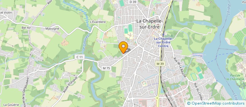 localisation de l'entreprise MADAME MARIE AVRILLA  LA CHAPELLE-SUR-ERDRE