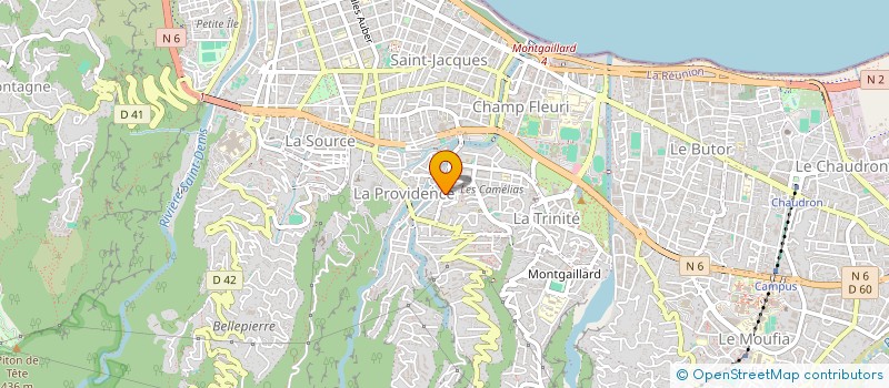 localisation de l'entreprise MADAME MARIE BABET  SAINT-DENIS