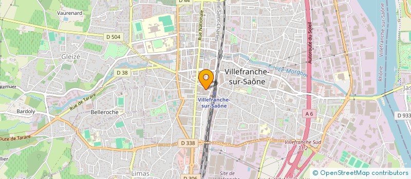 localisation de l'entreprise MADAME MARIE BABOUANA MOUILOU  VILLEFRANCHE-SUR-SAONE