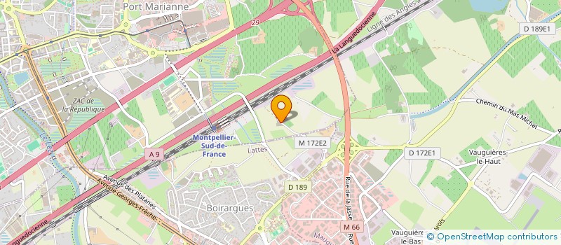 localisation de l'entreprise MADAME MARIE BACARESSE à MONTPELLIER